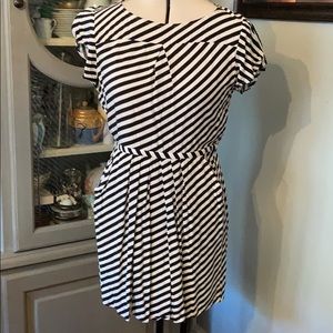 J. Crew striped dress with pockets